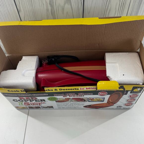 Copper Red 5 Minute Chef Electric Meal Maker Model OPEN BOX - Picture 5 of 5
